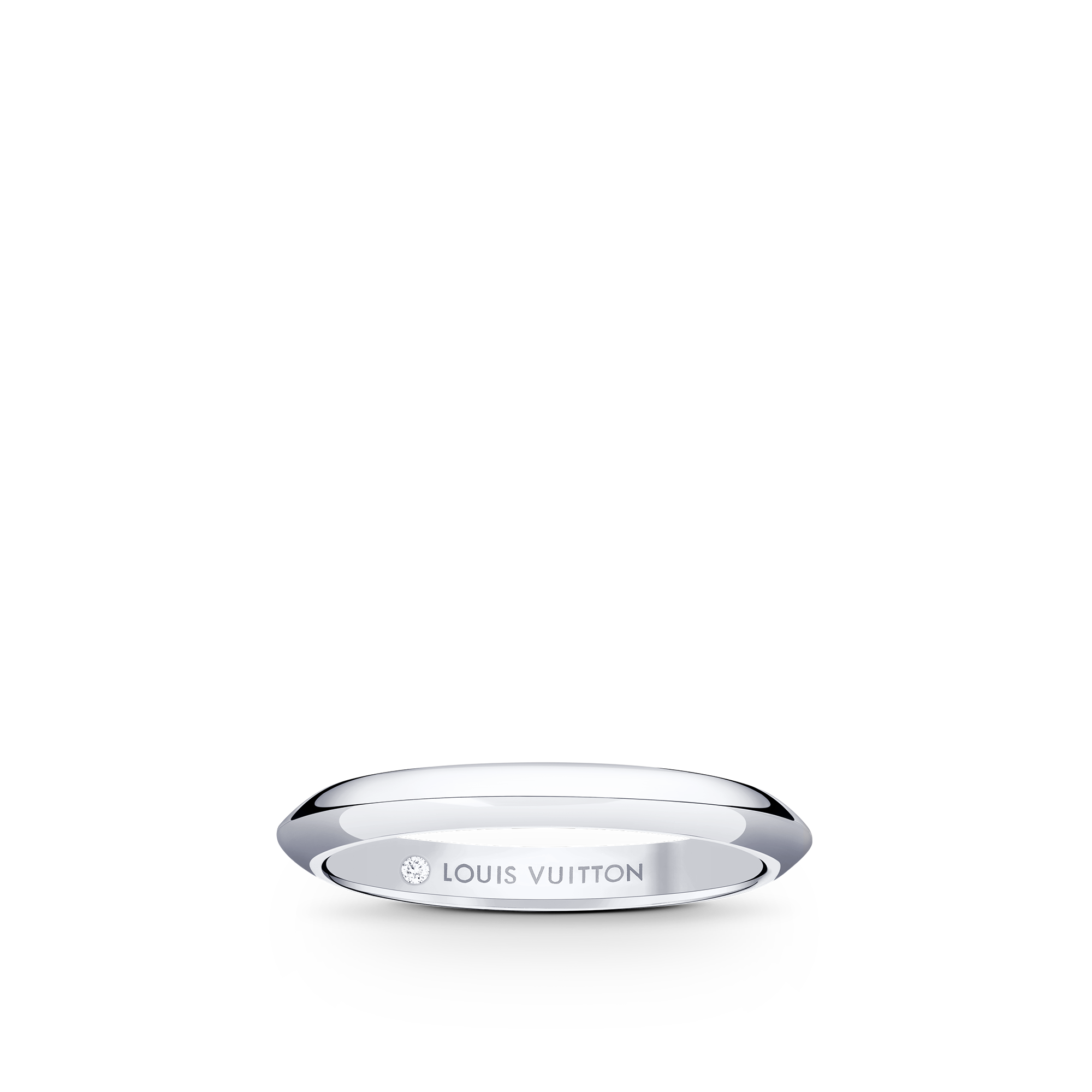 Alianza LV Diamonds en platino de 2,5 mm  Joyería Categorías Wedding Bands | LOUIS VUITTON (Zoom de producto)